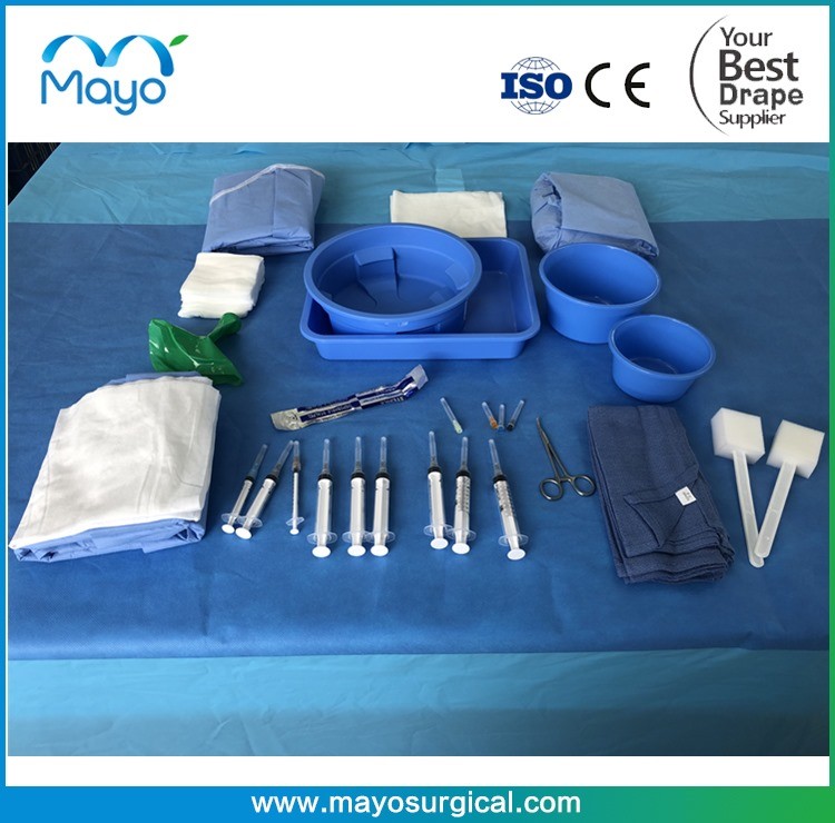 CE Surgical Angio Drape Kits Angiography Surgical Drapes Disposable