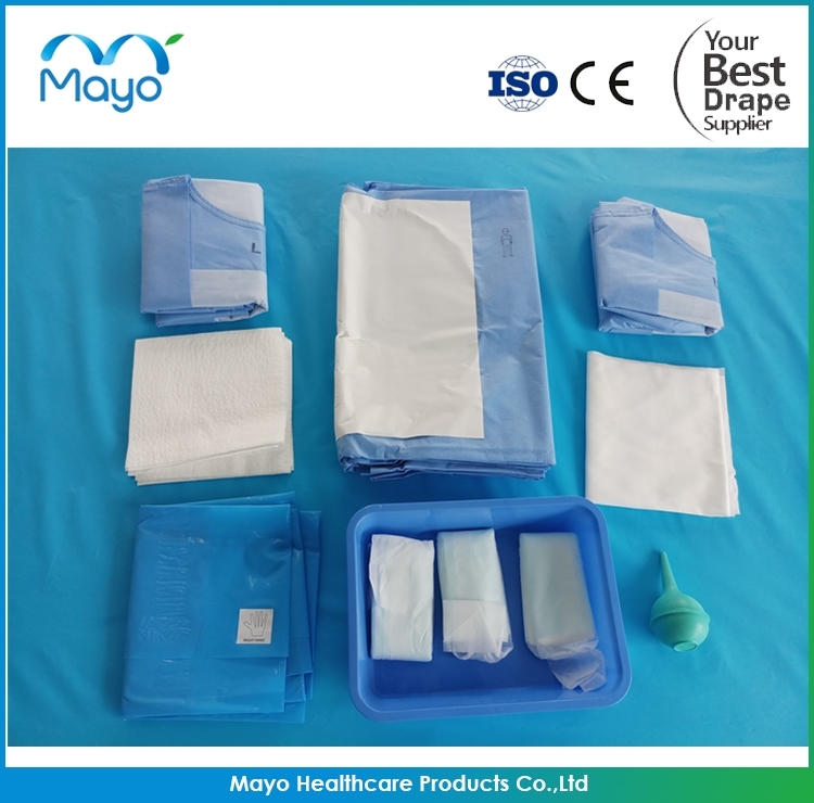 Cvc Drape Pac Sterile C-section surgical Drape Pack for obstetrics surgery