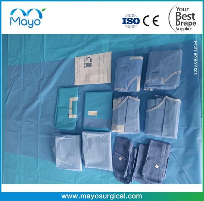 General Surgery Disposable Sterile Minor Drape Pack With Gown