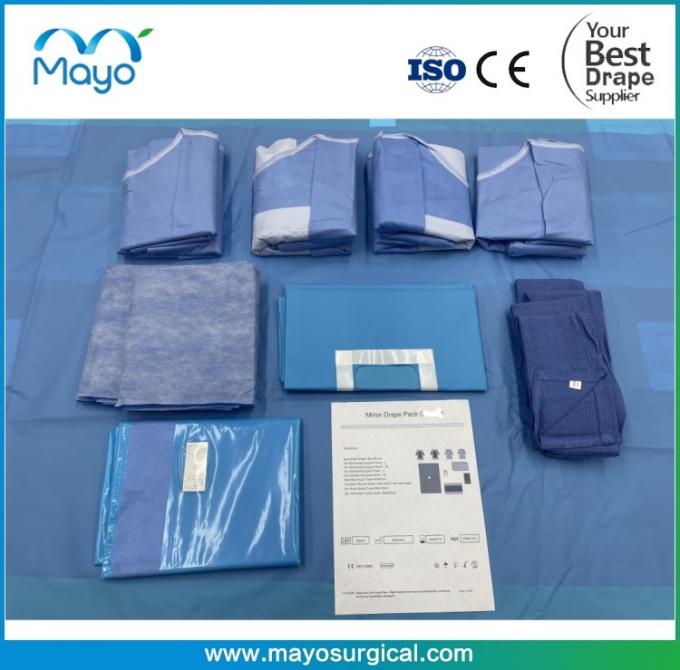 Disposable Medical Sterile Surgical Basic Drape Set Up Pack For Hospital