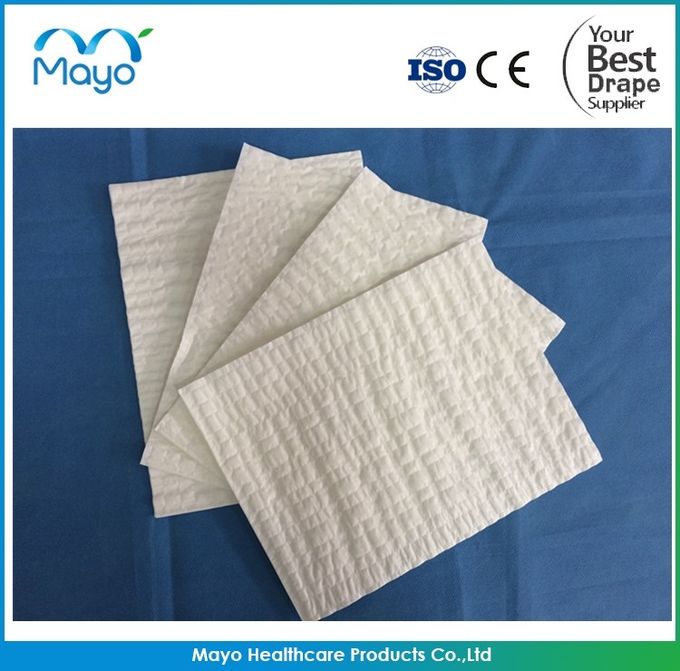 50gsm 70gsm PE Viscose Surgical Hand Towel With Gown And Drape