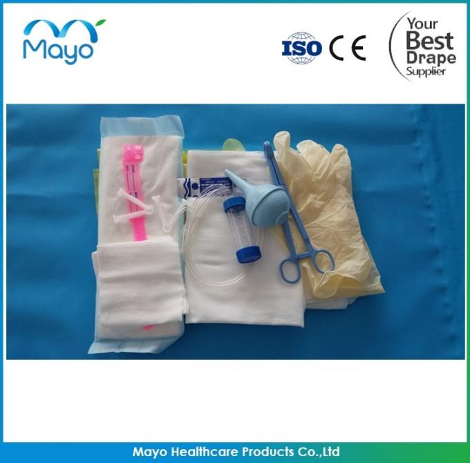 Sterile Clean Surgical Delivery Drape Pack With Examination Gloves