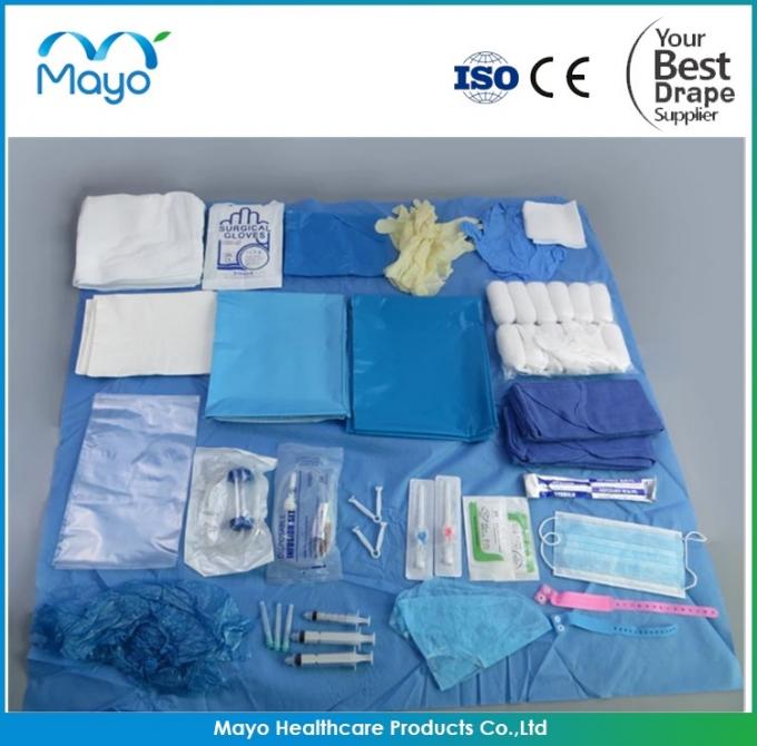 Disposable Maternal Obstetrics Drapes Delivery Child Birth Kit For Hospital